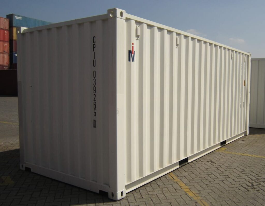 Contenedor marítimo 20 pies primer viaje nuevo acero Corten apilable
