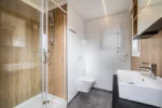 Módulo sanitario alta calidad 8,2 m² con doble baño chasis acero. - Imagen 7
