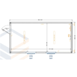 Unidad de stock 6×3 metros con ventanas lado largo izquierdo - Imagen 4