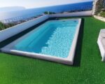 Candela Piscina Elevada Poliéster 4x2 m - Rectangular con Escaleras y Skimmer - Imagen 3