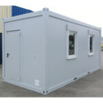 Contenedor Marítimo 20 Pies Habitable - 2 Ventanas + 1 Puerta - Nuevo con Aislamiento