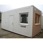 Contenedor Oficina 20 Pies Aislado - Módulo Prefabricado con Ventana y Calefacción