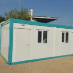 Contenedor Oficina 20 Pies - Módulo Portable con Grandes Ventanales UPVC