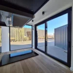 Contenedor Oficina 20 Pies Reformado - Puerta Corredera de Cristal Doble Acristalamiento - Imagen 3