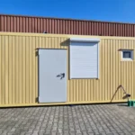 Contenedor Habitable W4-2 (18 m²) – Módulo Prefabricado Aislado con Ventanas PVC y Estructura de Acero