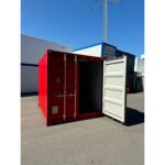 Contenedor 10 pies Rojo – Compacto, Acero Corten, 15,6 m³, Suelo Marino 28 mm - Imagen 3