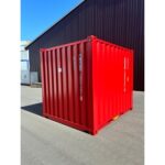 Contenedor 10 pies Rojo – Compacto, Acero Corten, 15,6 m³, Suelo Marino 28 mm - Imagen 2