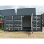 Contenedor 20 pies DV Open Side One Way – Negro, Refuerzos Techo, Protección Antirrobo, Superficie 14,79 m² - Imagen 2