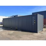 Contenedor 40 pies High Cube Usado – Buen Estado, Superficie 29,74 m², Puerta Original Marina