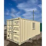 Contenedor Oficina 20 pies Aislado y Equipado – Calefacción, Aire Acondicionado, Seguridad Reforzada