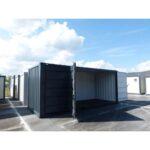 Contenedor Open Side 20 pies Negro – Apertura Lateral Completa, Estructura Reforzada 3mm - Imagen 5