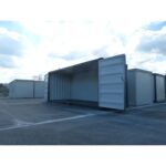 Contenedor Open Side 20 pies Negro – Apertura Lateral Completa, Estructura Reforzada 3mm - Imagen 4