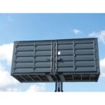 Contenedor Open Side 20 pies Negro – Apertura Lateral Completa, Estructura Reforzada 3mm - Imagen 2