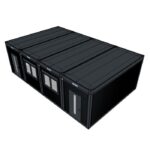 Conjunto de 4 Bungalows Modulares para Oficina o Aula – Edificio Prefabricado Aislado con Ventanas PVC y Protección EI30 - Imagen 2